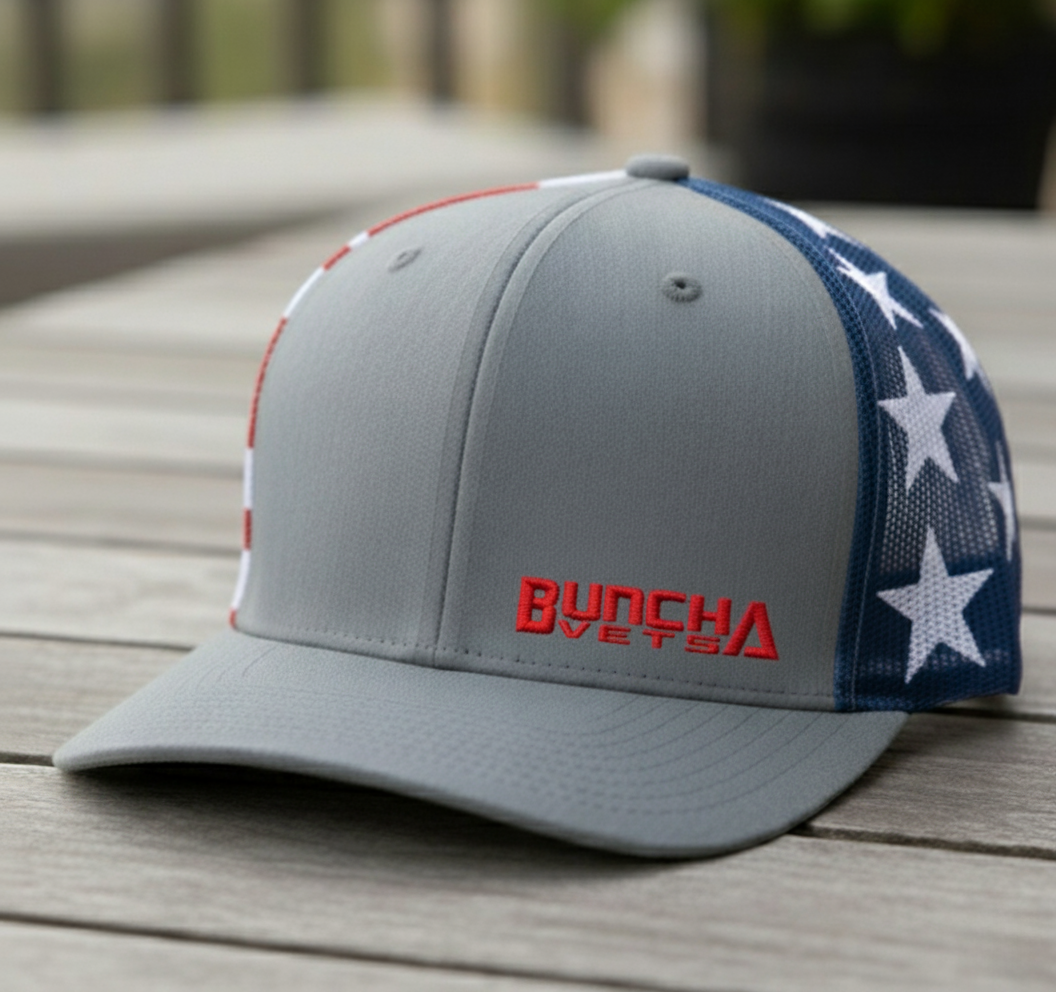 Buncha Vets Snapback Patriotic Hat