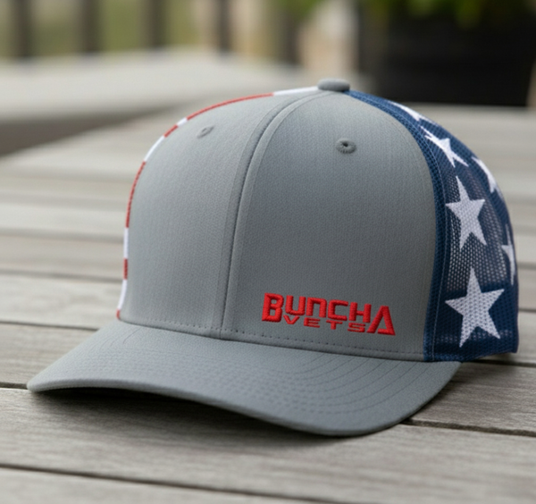 Buncha Vets Snapback Patriotic Hat