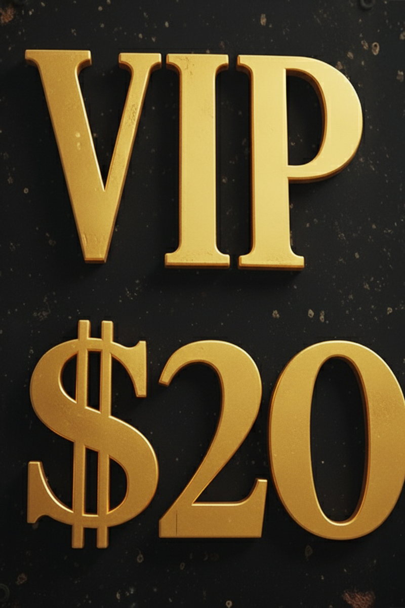 $20 VIP Membership
